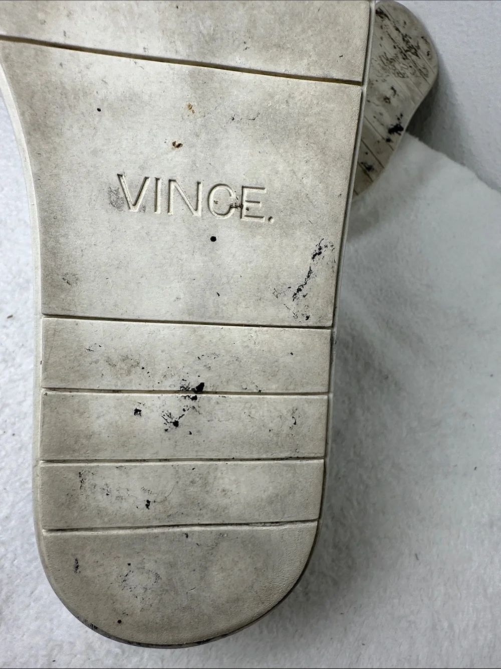 Vince Blair Black Perforated Leather Slip-On Sneakers with White Comfort Sole 8 - Picture 12 of 16